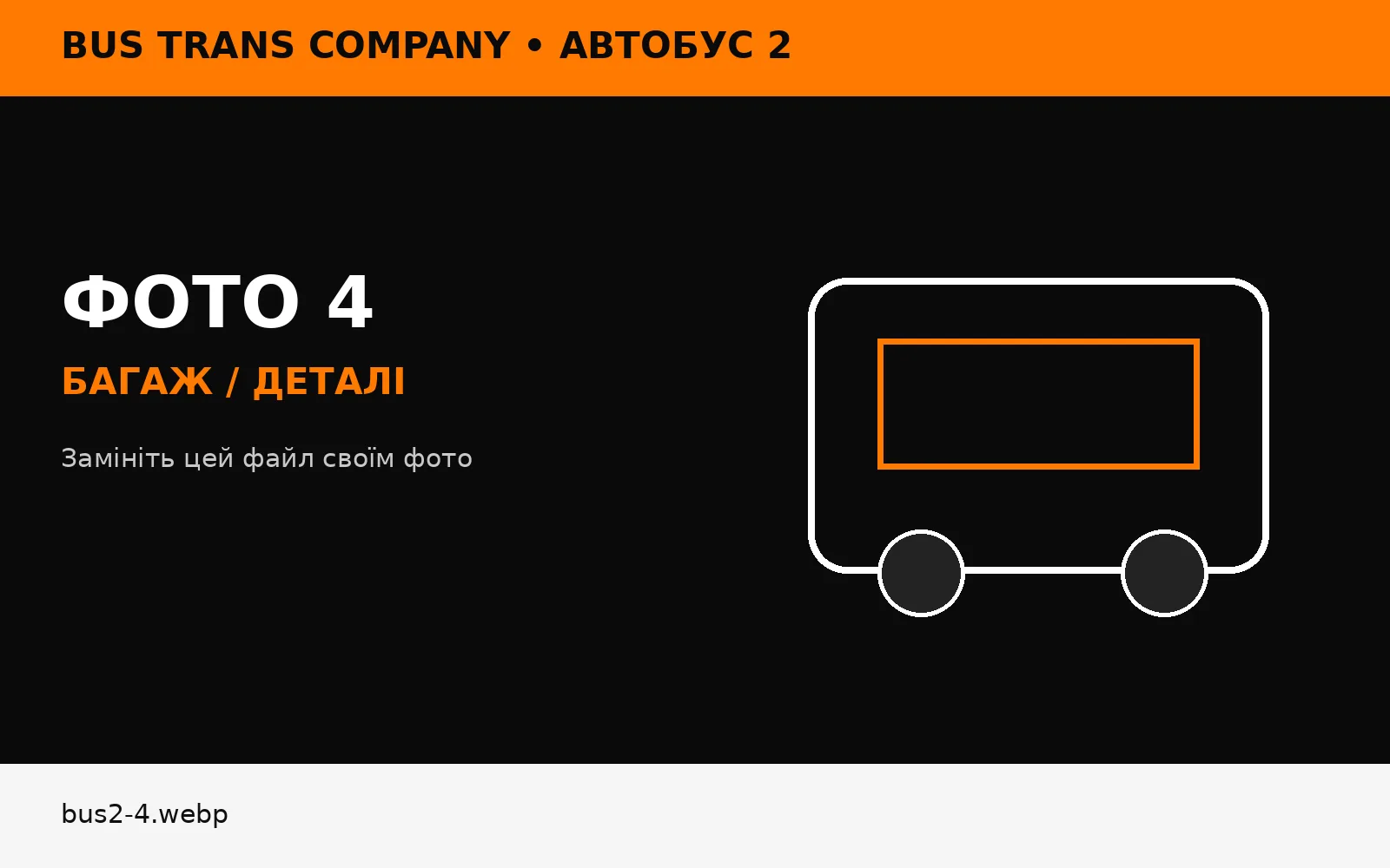 Багажний відсік автобуса 2 Bus Trans Company